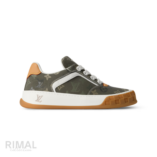 Louis Vuitton LV Tilted Sneaker – Green & Brown - View 1