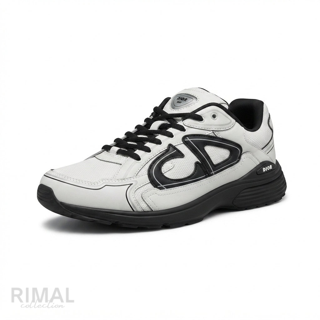 Dior B30 Countdown Sneaker – CD30 Signature – White & Black - View 2