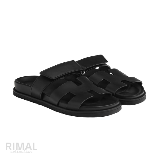 Hermès Chypre Sandals – Noir - View 1
