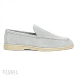 Loro Piana Footwear | Summer Walk Suede Grey