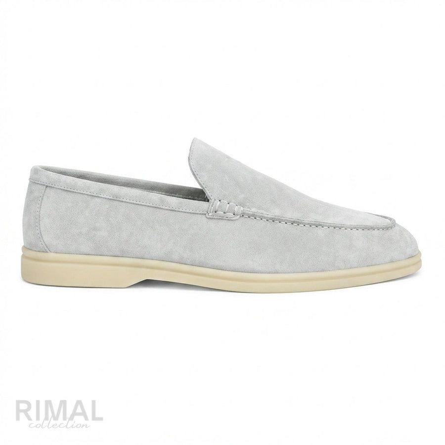 Loro Piana Footwear | Summer Walk Suede Grey