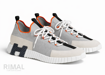 Hermès Lift Multicolore Beige Galet Slip-On Sneaker | Men