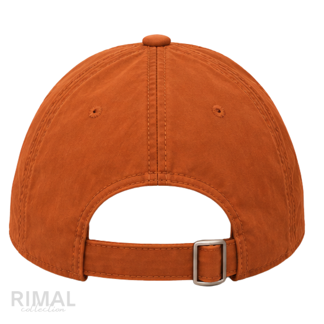 Zegna | Technical Fabric Baseball Cap Terracotta - View 3