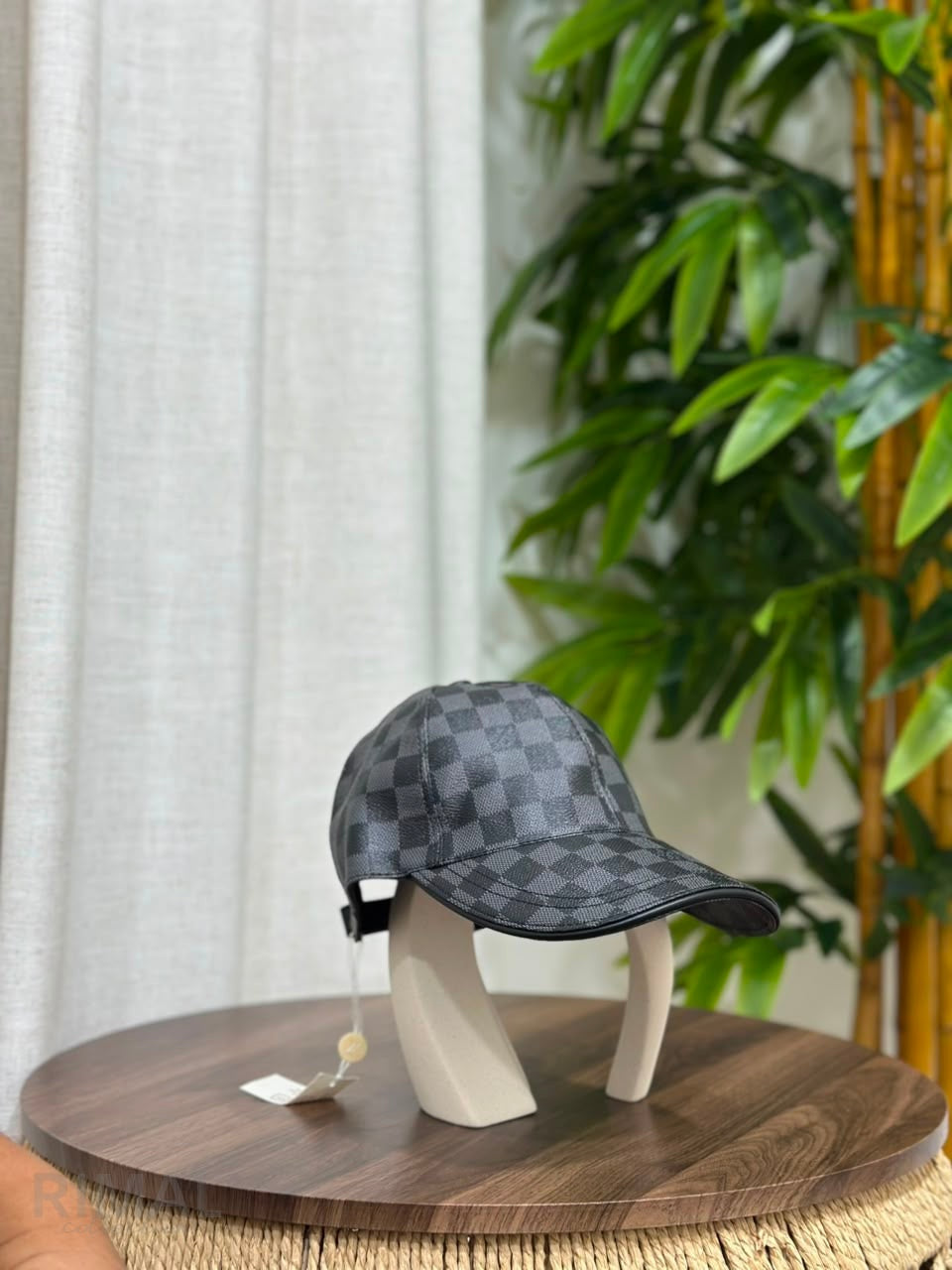 Louis Vuitton | black and grey checkered baseball cap - View 5