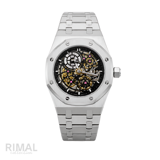 Audemars Piguet White Skeleton Dial Silver Watch - image 1