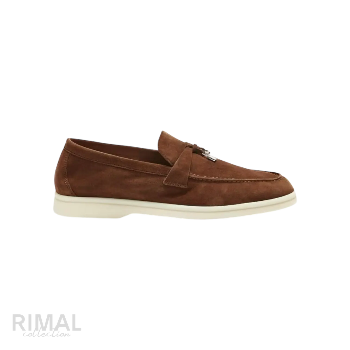 Loro Piana Summer Charms Loafers – Saddle Brown - View 2