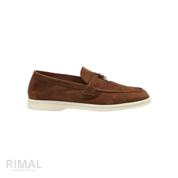 Loro Piana Summer Charms Loafers – Saddle Brown - View 2