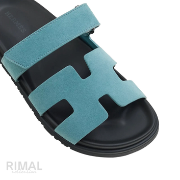 Hermès Chypre Sandals – Bleu Minéral - View 2