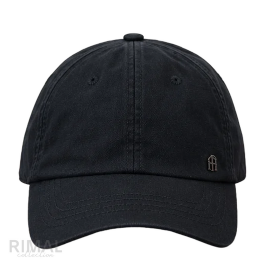 Autry | Action Shoes Washed Black Cotton Low Profile Classic Baseball Cap - View 1