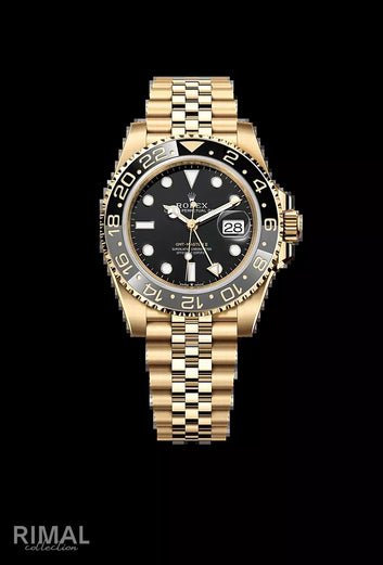 Rolex | GMT-Master II Yellow Gold Black Dial - Free & Fast UAE Shipping