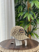 Gucci Cap | GG Canvas Brown