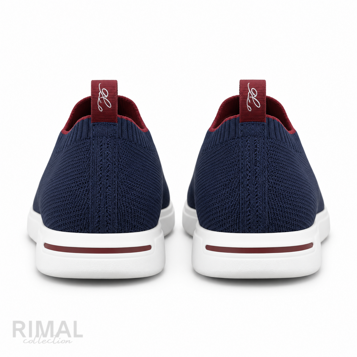 Loro Piana 360 LP Flexy Walk Knit Slip-On Sneakers – Navy - View 3