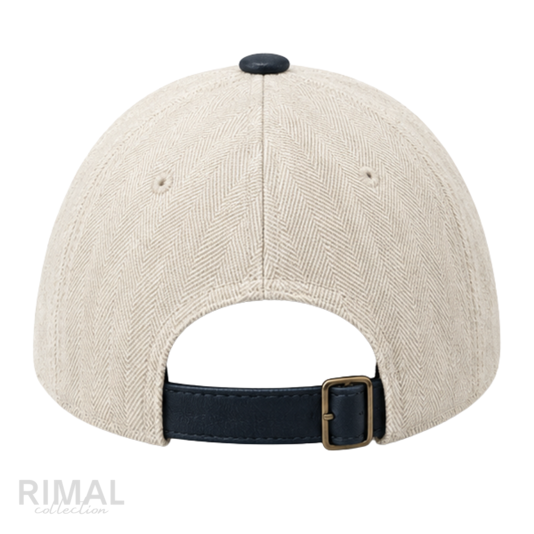 Berluti | Herringbone & Leather Visor Baseball Cap - View 5