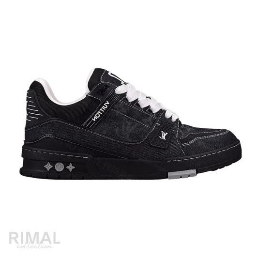 Louis Vuitton LV Trainer Denim Sneaker – Black - View 1