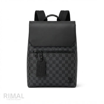 Louis Vuitton Backpack – Grey & Black - View 2