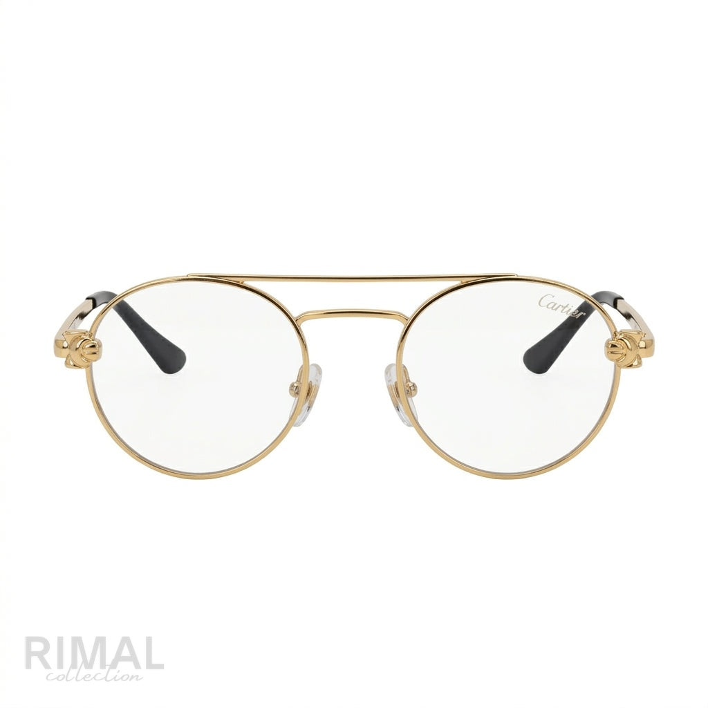 Cartier Sunglasses Round-Frame – Gold-Tone - View 1