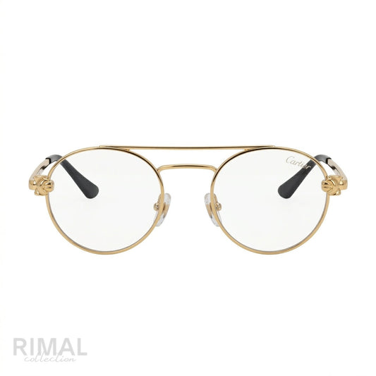 Cartier Sunglasses Round-Frame – Gold-Tone - View 1