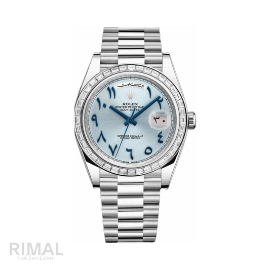 Rolex | Numerals Ice Blue Dial - Free & Fast UAE Shipping