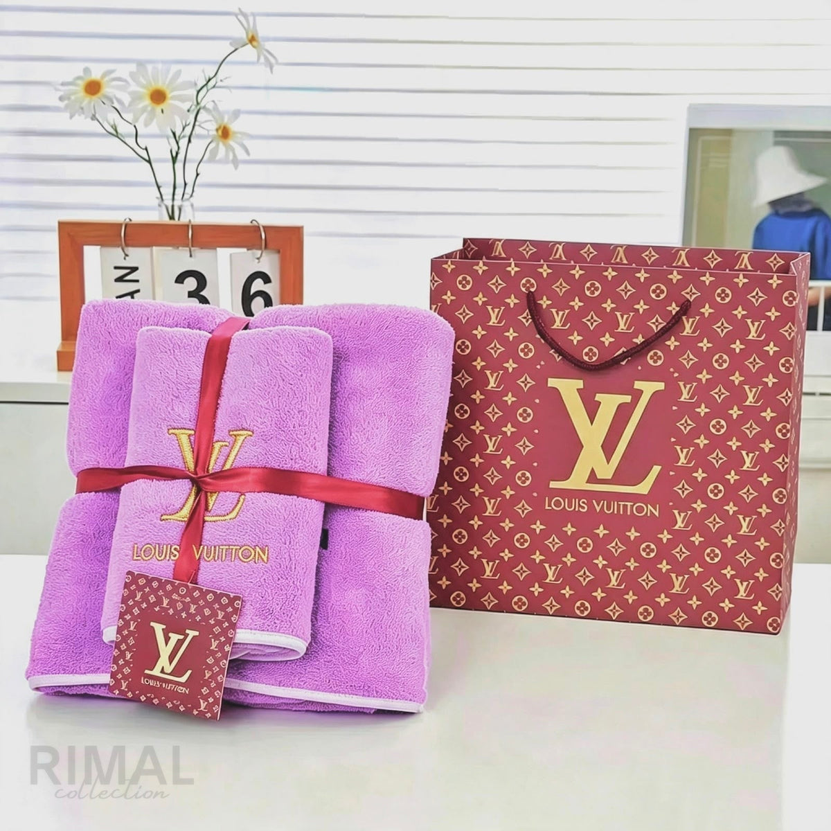 Louis Vuitton Bath Towel – Purple - View 5