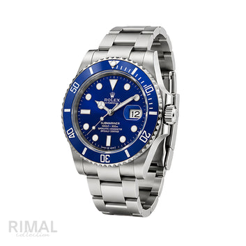 Rolex Submariner Date Blue Dial Silver Watch - image 2