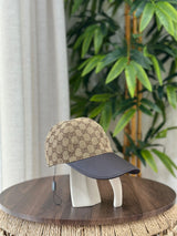 Gucci Cap | GG Canvas Light Brown
