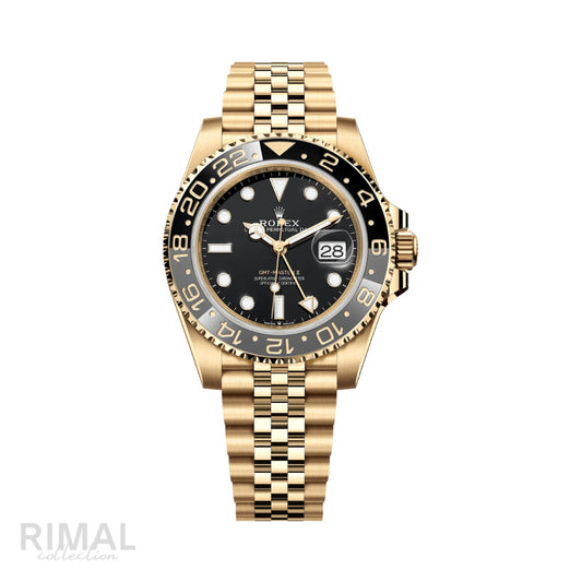 Rolex | Yellow Gold Black Dial - Free & Fast UAE Shipping