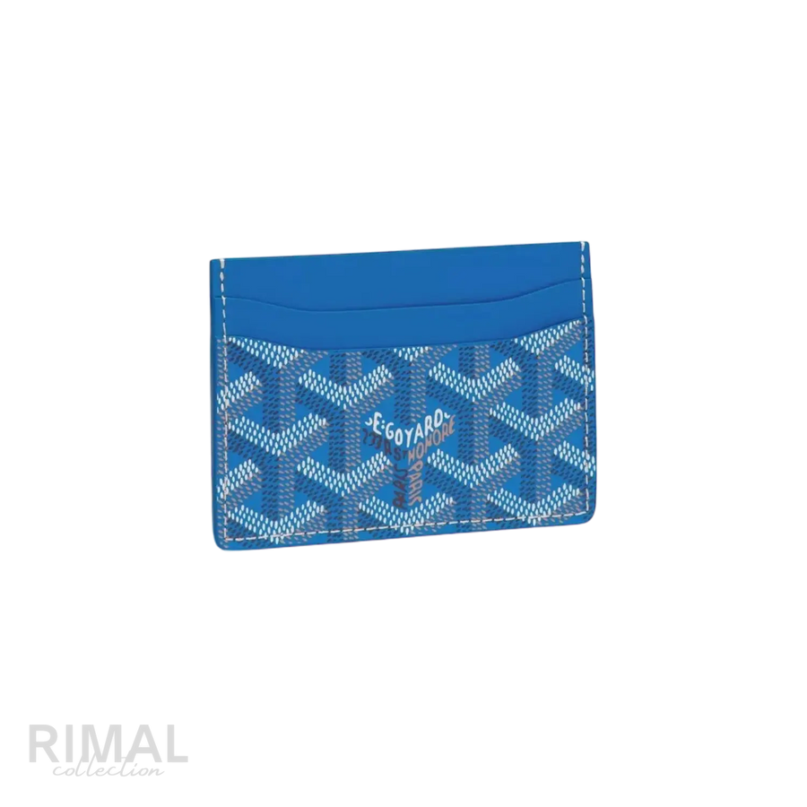 Goyard Saint Sulpice Card Holder – Sky Blue