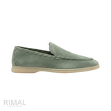 Loro Piana Footwear | Summer Walk Suede Green