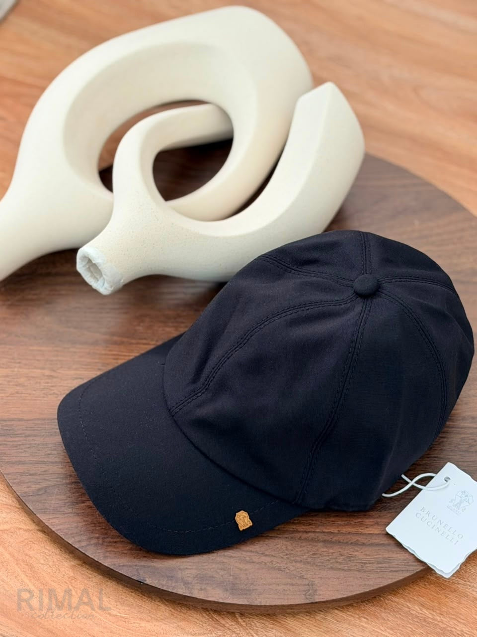 Brunello Cucinelli | Navy Cotton Baseball Cap - View 5