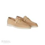 Loro Piana Summer Charms Loafers – Sandstone
