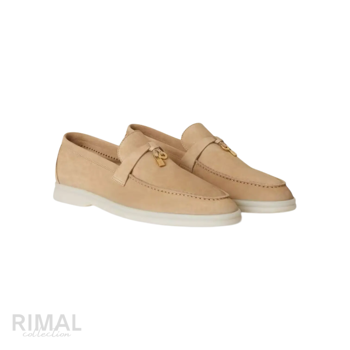 Loro Piana Summer Charms Loafers – Sandstone - View 1