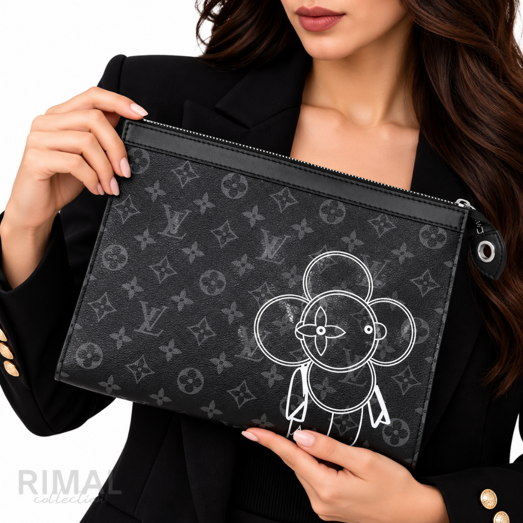 Louis Vuitton – Monogram Eclipse Vivienne Apollo Pochette GM