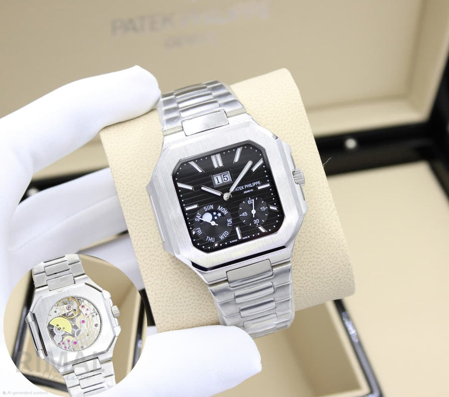 Patek Philippe | Cubitus Instantaneous Grand Date Day Moon Phases Watch – White