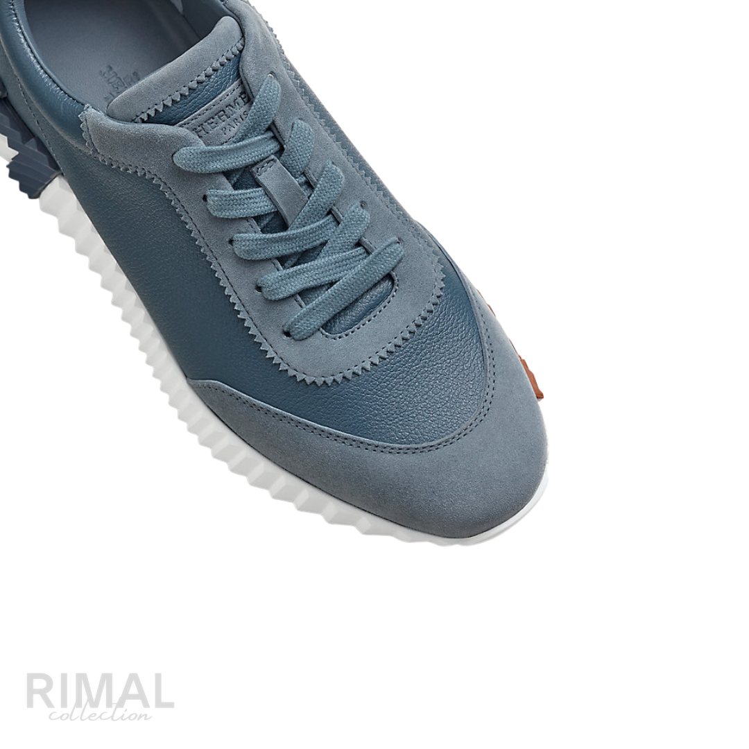 Hermès | Bouncing Sneakers Bleu Mer - View 4