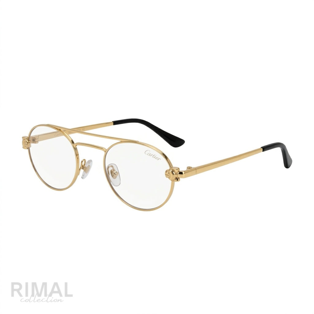 Cartier Sunglasses Round-Frame – Gold-Tone - View 2