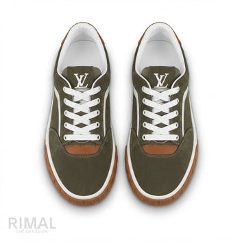 Louis Vuitton LV Tilted Sneakers – Khaki Green - View 1