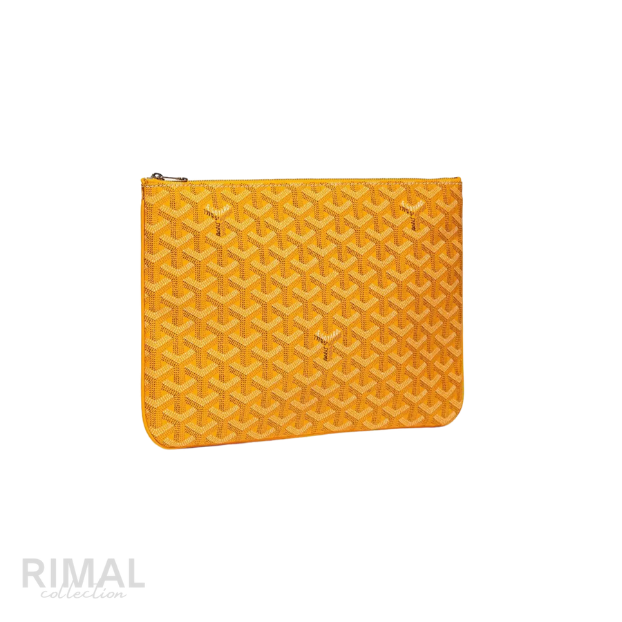 Goyard Senat Pouch – Yellow