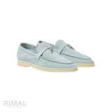 Loro Piana Summer Charms Loafers – Spring Waterfall Melange