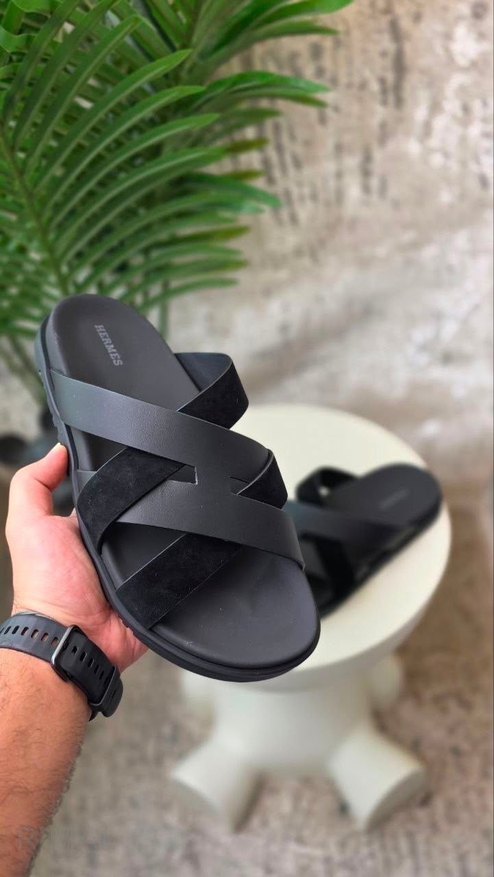 Hermès Kazimir Sandals – Black - View 5