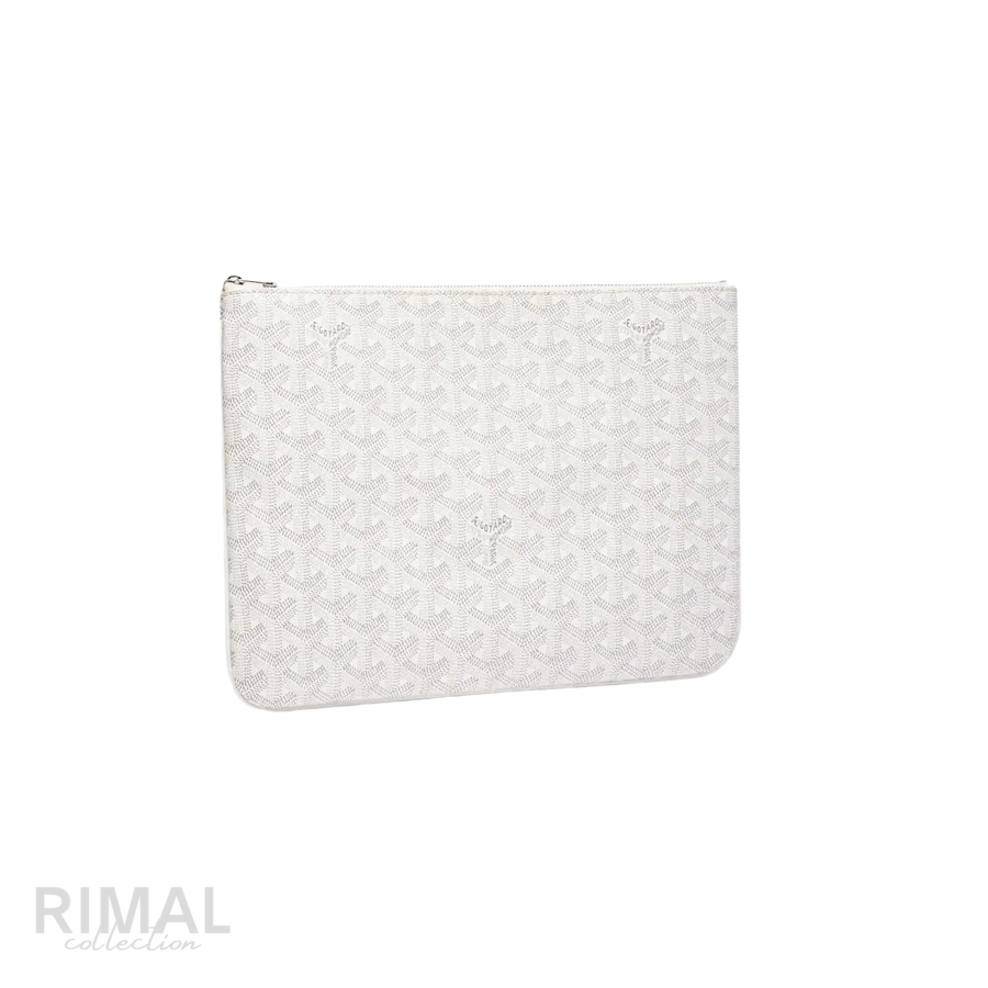 Goyard Senat Pouch – White
