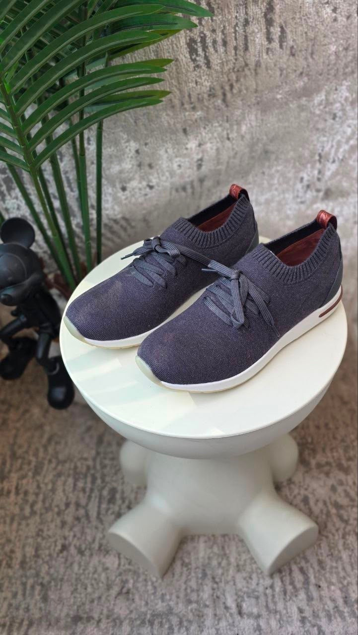 Loro Piana 360 LP Flexy Walk Sneakers – Dark Grey - View 4