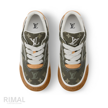 Louis Vuitton LV Tilted Sneaker – Green & Brown - View 2