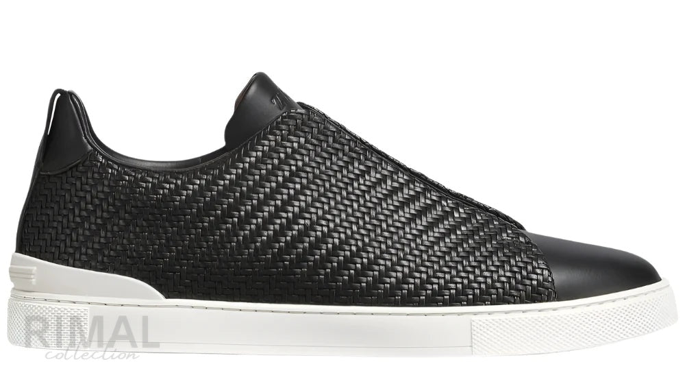Zegna Triple Stitch Sneaker - Black Edition 3 | Men