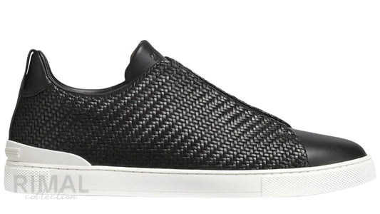 Zegna Triple Stitch Sneaker - Black Edition 3 | Men