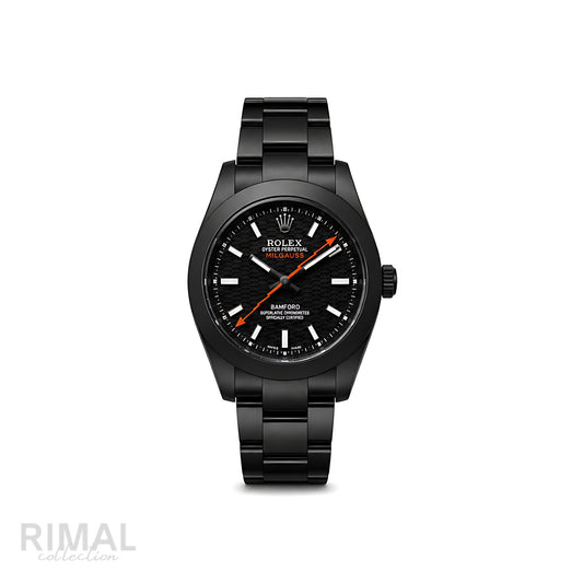 Rolex Milgauss Bamford Honeycomb Dial Matte Black Watch - image 1