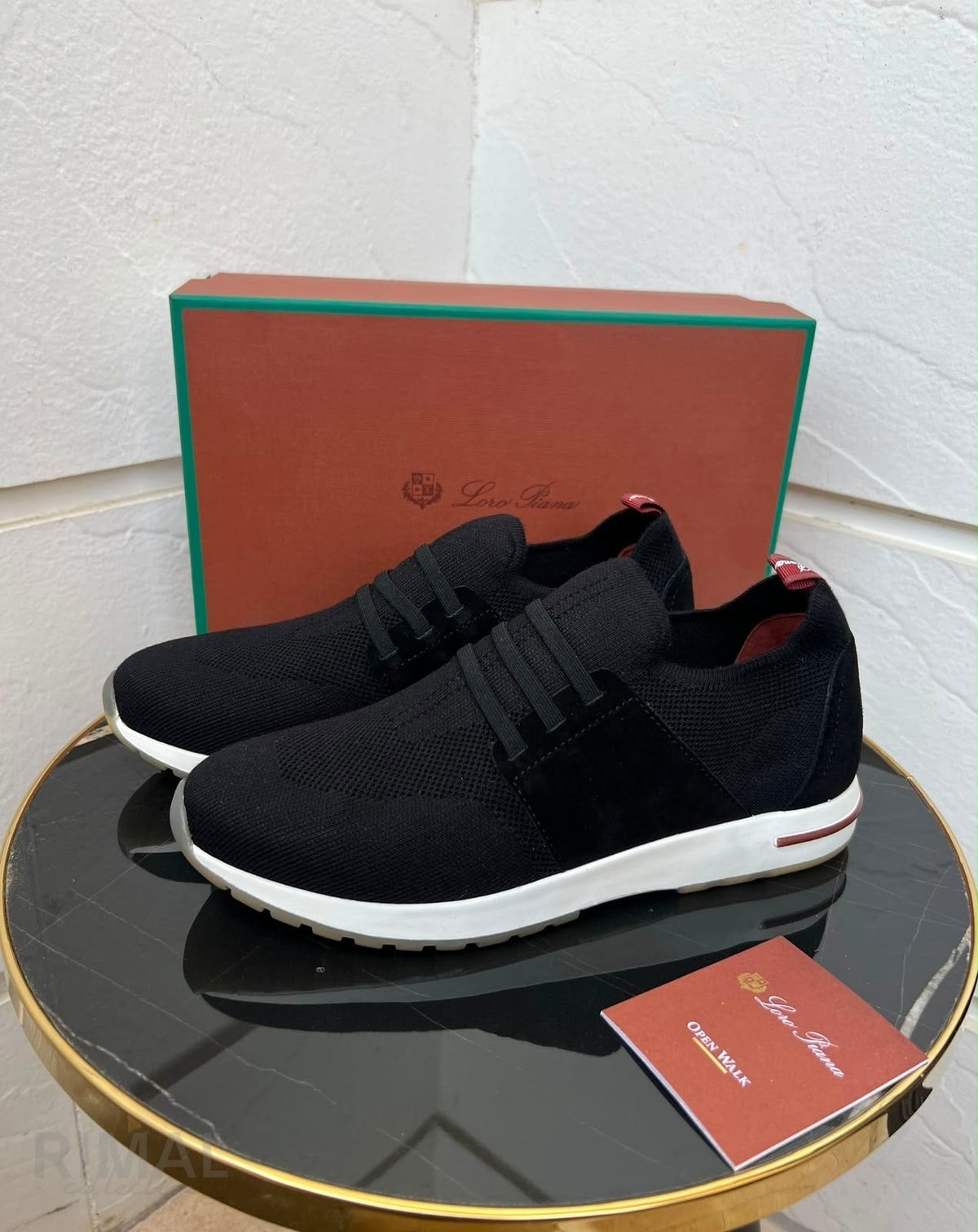 Loro Piana 360 LP Flexy Walk Knit Sneakers – Black - View 5