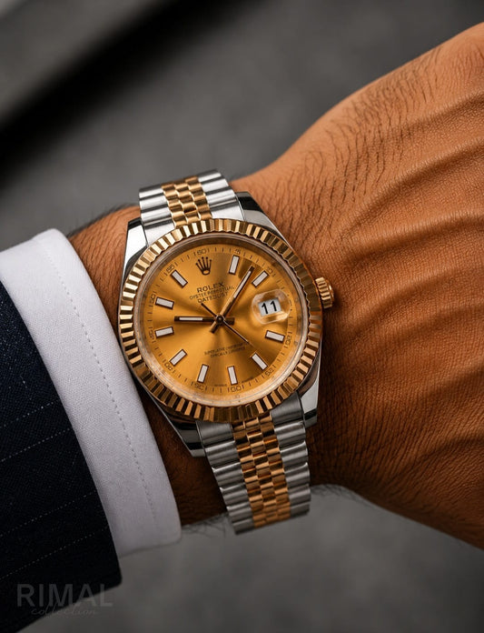 Rolex | Datejust 41 Two-Tone Oystersteel Watch – Yellow / Gold / Silver – Product Image 1