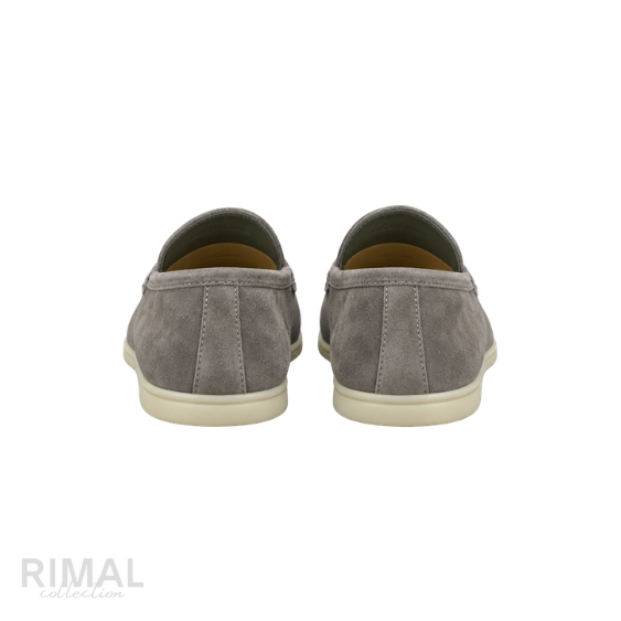 Loro Piana Summer Walk Loafers – Grey - View 1
