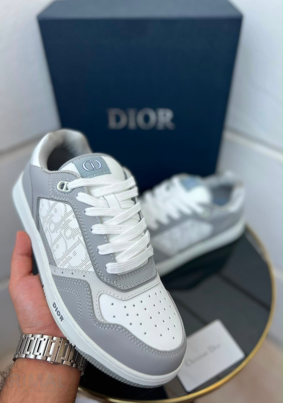Dior | Oblique Galaxy – Grey Beige - View 4