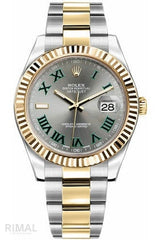Rolex Watch | Datejust Silver/Green